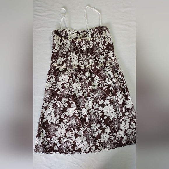 Floral Summer Dress Retro 70's Summer Fashion Apparel Everyday Pockets Large - Picture 4 of 15